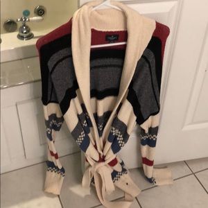 Belted Wrap Sweater